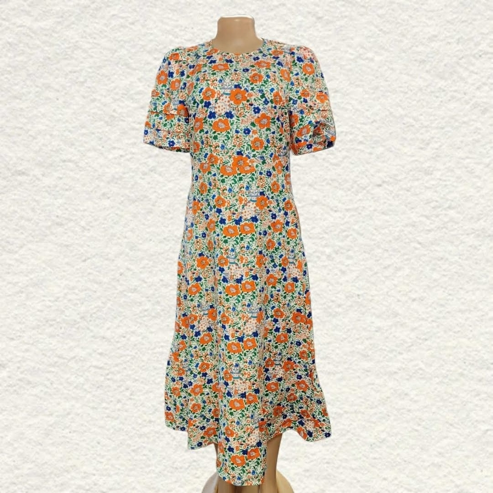 Hunter Bell Vibrant Floral Midi Dress